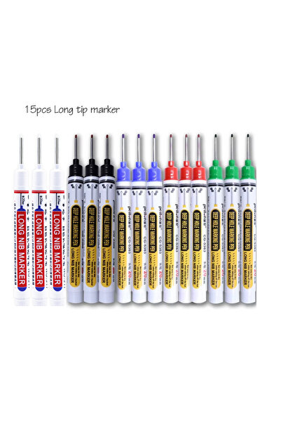 Choice 15 قلم تحديد برأس طويل بفتحة عميقة 20 مم، مقاوم للماء، مناسب للاستخدام...