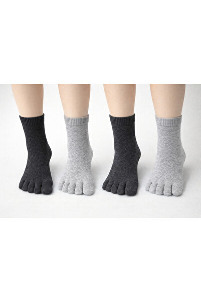 BNN Bambu 4'lü Paket Parmaklı Çorap