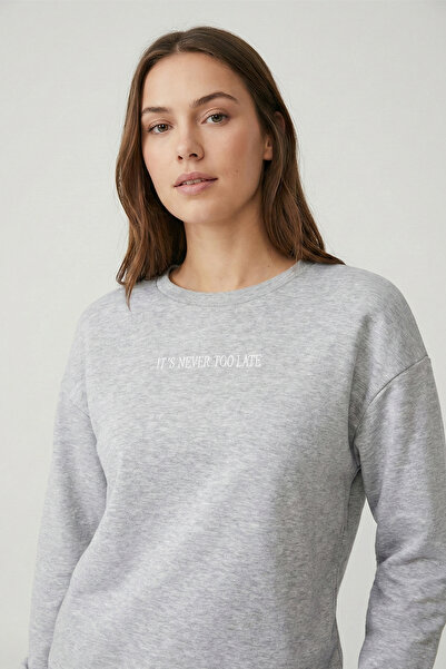 defys Sweat imprimat pentru femei Gri optic