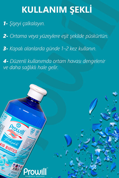 PROWİLL Koku Giderici 1 L | Probiyotikli Air Biotics, Hava Temizleyici