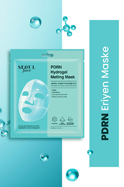 Dermal Pdrn Hydrojel Eriyen Maske Derin Nemlendirici Eriyen Kore Maskesi Onar...