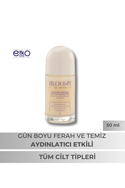 Bloomy by Nature Organik Sertifikalı Roll on Kadınlar için