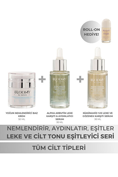 Bloomy by Nature LEKE VE CİLT TONU EŞİTLEYİCİ SERİ