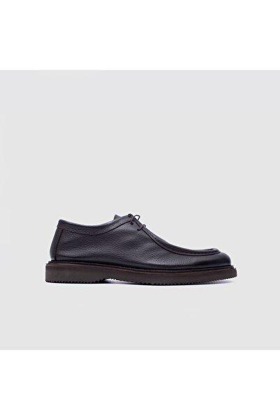 TOGO Kahverengi Hakiki Deri Erkek Klasik Casual Ayakkabı [052299]