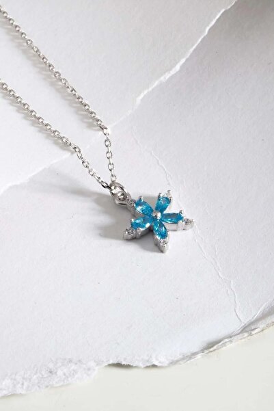 By More Beni Unutma Çiçeği Gümüş Kolye