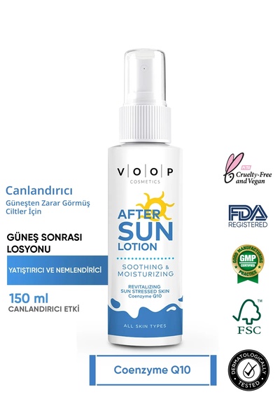 VOOP After Sun Lotion | Güneş Sonrası Losyon - 150 ml (COENZYME Q10)