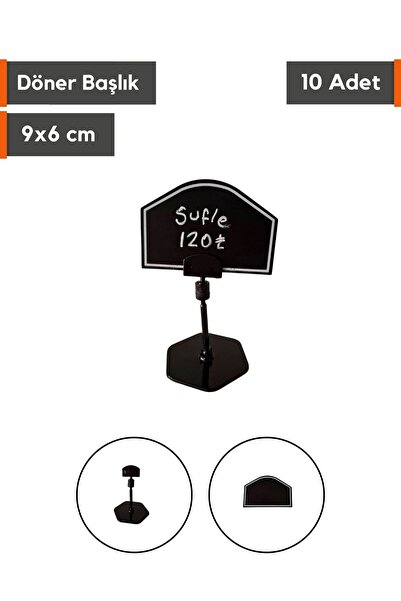 Şeffaf Etiket Διακοσμητικό σετ μαύρων ετικετών που σβήνονται εύκολα, πινακίδα...