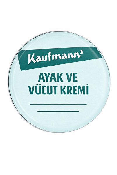 kaufmann's Ayak ve Vücut Kremi 50 ml – Yoğun Nemlendirici, Su İçermeyen Formül