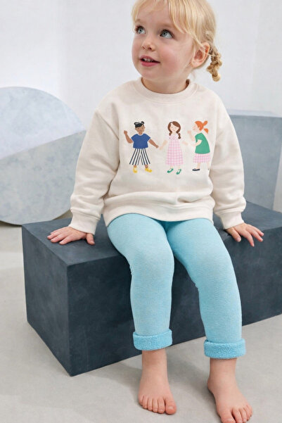 Katia&Bony Παιδικό Καλσόν με Πετσέτα Εσωτερικά Ανοιχτό Τυρκουάζ