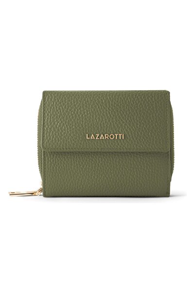 Lazarotti Geldbörse Leder din piele Bologna 12 cm