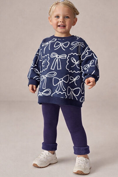 Katia&Bony Colanti Copii cu Prosop In Interior Bleumarin MELANGE