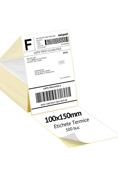 Vittalist Etichete termice autoadezive, 100 x 150 mm, 500 de etichete, pentru...