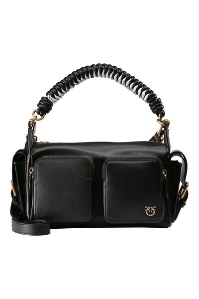 PİNKO Cargo Schultertasche Leder 31 cm