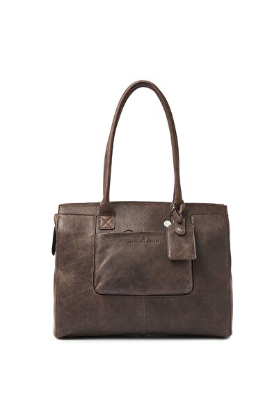 Castelijn & Beerens Geantă de umăr Carisma RFID din piele, compartiment pentr...