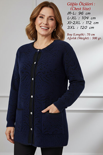 Laden Knitwear Angora Large Size Women's Winter Thick Plus Size Soft Mother N...