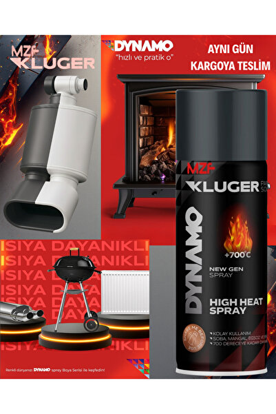 MZF 700°C Isıya Dayanıklı Sprey Boya 400 Ml Antrasit