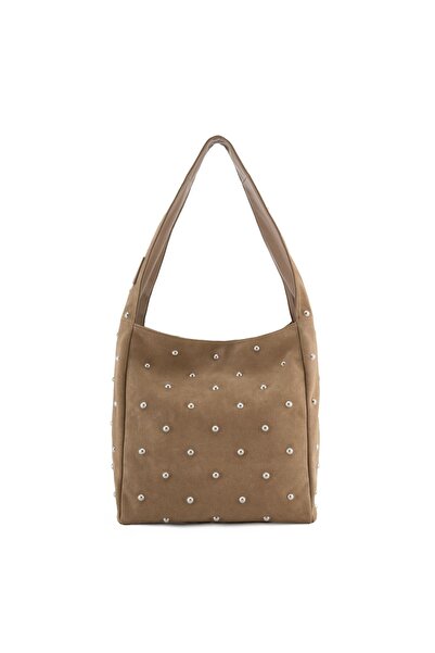 FREDsBRUDER Geantă de umăr Endless Beads din piele 39 cm