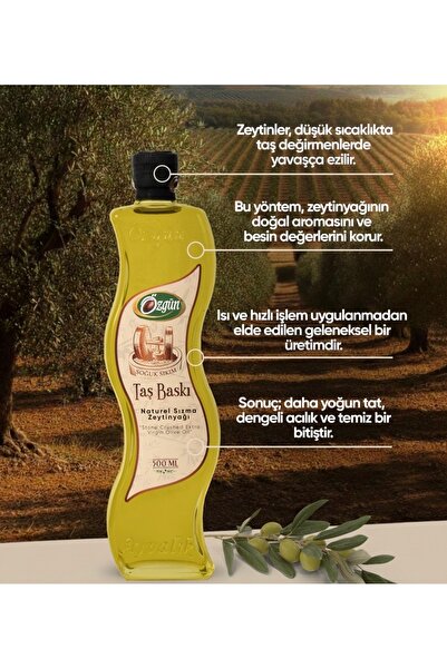 ÖZGÜN ZEYTİN & ZEYTİNYAĞI Taş Baskı Zeytinyağı 3 Lt. Teneke