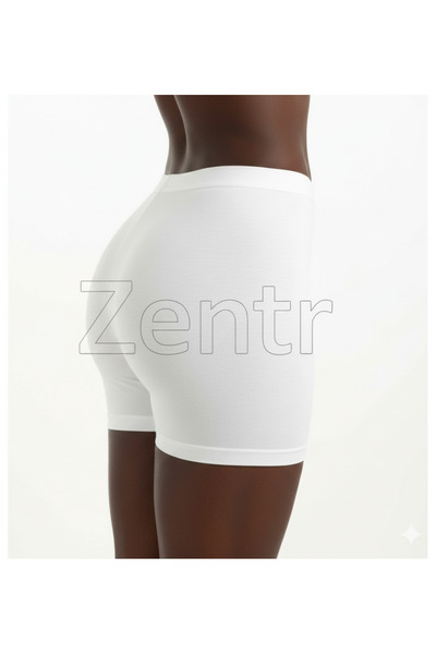 Bambu Zentr 800 Kadın Beyaz Kısa Tayt İz Yapmayan Pişik Önleyici Elbise Altı ...