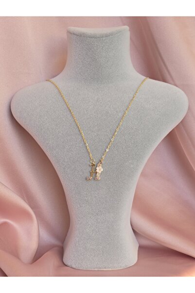 Glamluxe قلادة من الفولاذ بحروف