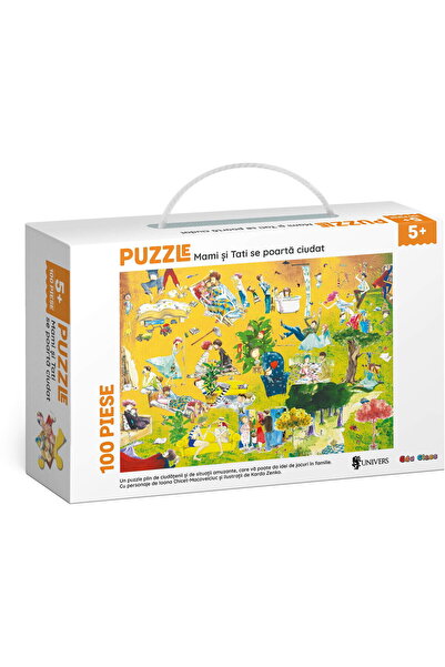 EDU Пъзел - Mami si tati se poarta ciudat (100 piese)
