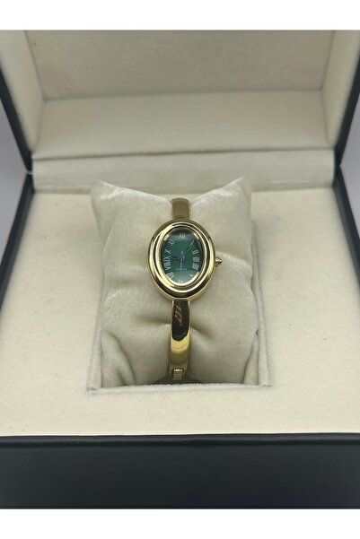 QUARTZ Çelik Kordon Cartier Model Elips (Oval) Tasarım Kadın Kol Saati