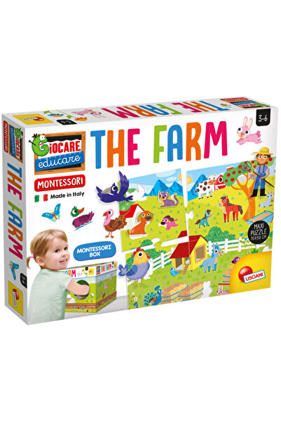 Lisciani Joc tactil Montessori - Ferma