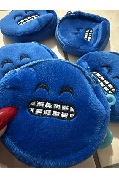 Ekinoksen 1 Adet farklı renk seçeneklerine sahip peluş emojili bozuk para cüz...
