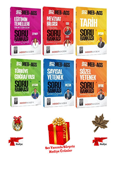 Genel Markalar İndeks Akademi 2026 AGS Soru Bankası 4 Hediyeli Soru Bankası 6...