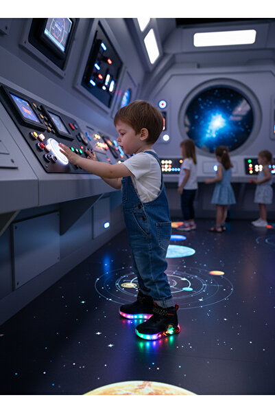 foopi Space Işıklı Erkek Çocuk Botu 22-25