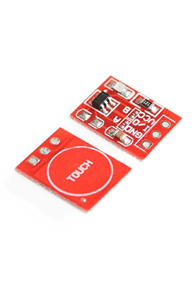 Genel Markalar Ttp223 Dokunmatik Düğme Modülü Kapasitör Tip Tek Kanal Kendind...