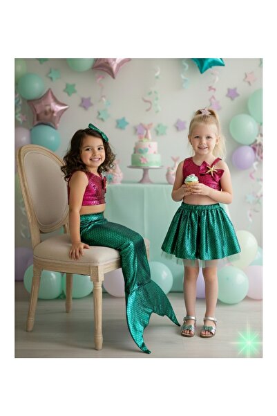 Tusi kids Deniz Kızı Kostümü