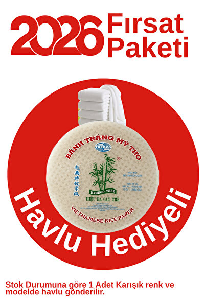 Tufoco Pirinç Yufkası Rice Paper 22 Cm 340 Gram