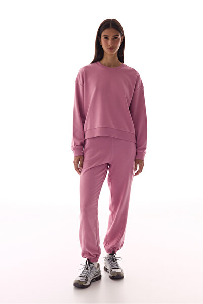 Penti Rose Pink Active Sweatshirt with Stitching Detail