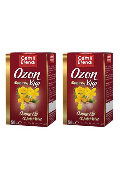 Cemilefendi Ozonated St. John's Wort Oil 2 Pieces 50 ml