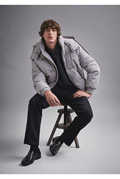 Mavi Hooded Gray Inflatable Jacket 0110553-86791