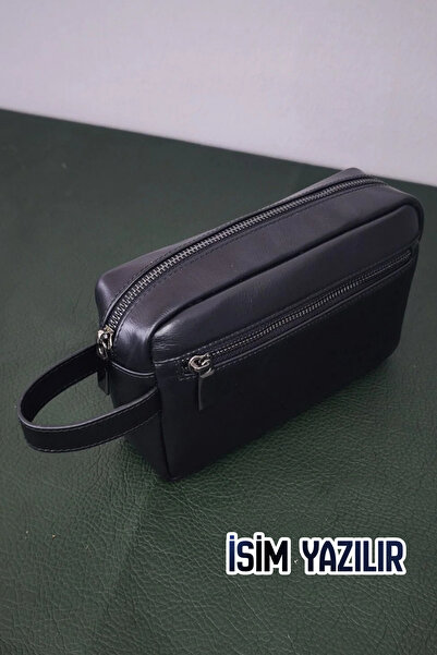 NZCLUB Genuine Crazy Leather Portfolio Handbag