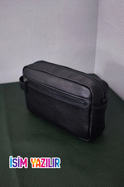 NZCLUB Genuine Crazy Leather Portfolio Handbag