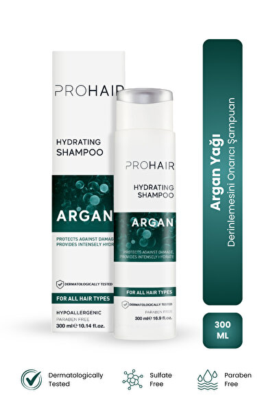 Prohair Argan Yağlı Canlandırıcı ve Onarıcı Şampuan 300ml
