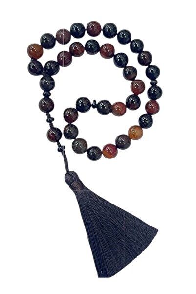 Feijewellery Natural Dream Agate Prayer Tasbih 33 Beads 10mm