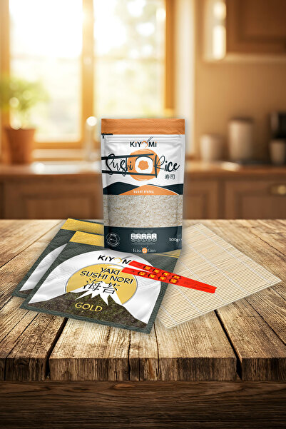 Elisa Gıda Sushi Pirinci, Nori ve Bambu Mat Seti