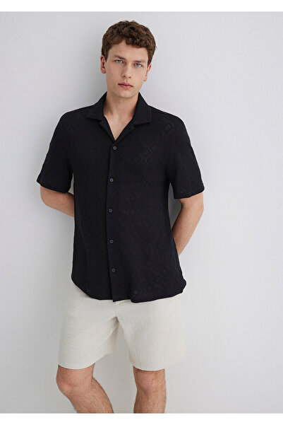 Mavi Black Shirt Loose Fit / Loose Relaxed Fit 0211598-71379