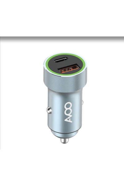 AVOO 20W Dual-Port Car Charger (Type-C and USB PD)