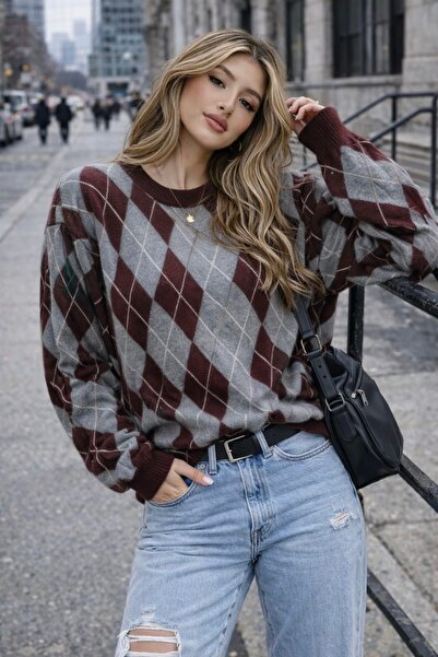 bb butik basic Thick Equivalent Baklava Sweater G3169