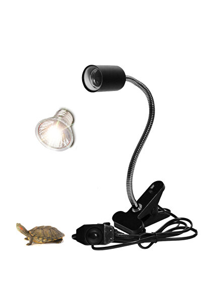Choice EU Plug and 25W lamp UVA Reptile Light Kit with Clip-On Bulb Lamp Hold...