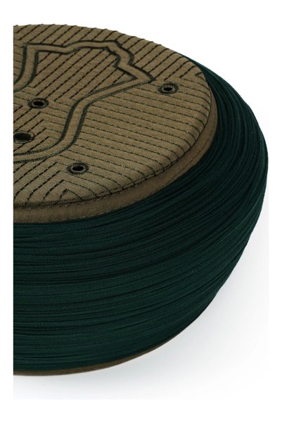 Sarıkhane Children's Prayer Shawl - Green Fabric - Green Turban - Round Shawl - Nâli Şerif - 4 Meters