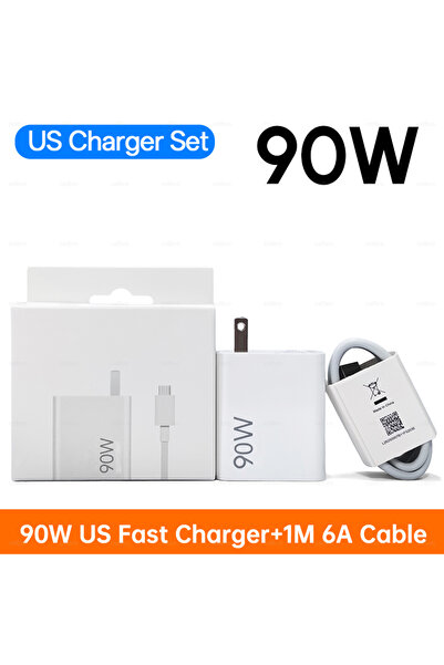 Xiaomi مجموعة شاحن أمريكي 90 واط، شاحن 90 واط، محول من النوع C بقدرات 67 واط ...
