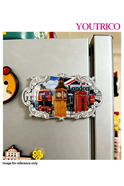 Youtrico قطعة واحدة من ملصقات مغناطيس الثلاجة ثلاثية الأبعاد المصنوعة من الرا...