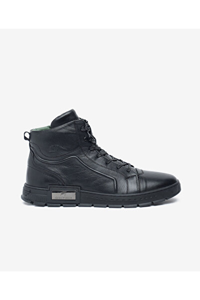 Greyder Erkek Siyah Hakiki Deri Sneaker Bot 5K1SB16400