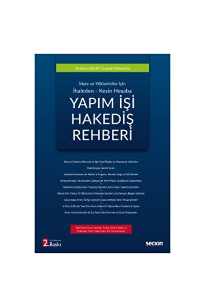 Seçkin Yayıncılık İdare ve Yükleniciler İçin - İhaleden - Kesin Hesaba Yapım ...